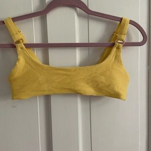 Yellow  pacsun bathing suit top